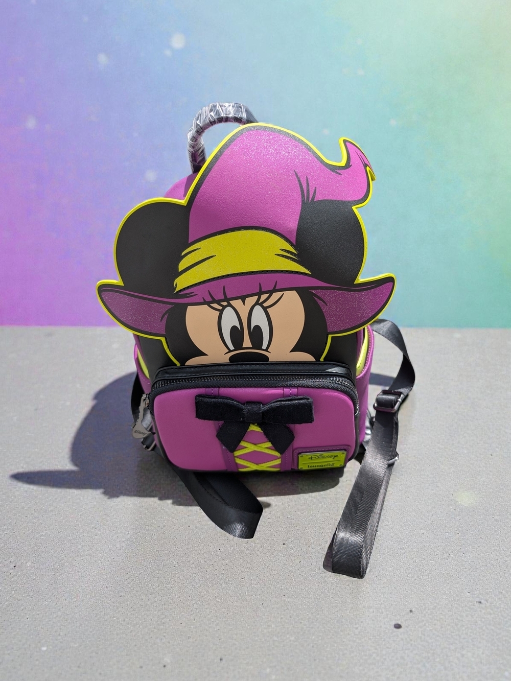 Loungefly Disney Minnie Mouse Witch Glow-in-the-Dark Mini Backpack (NWT)